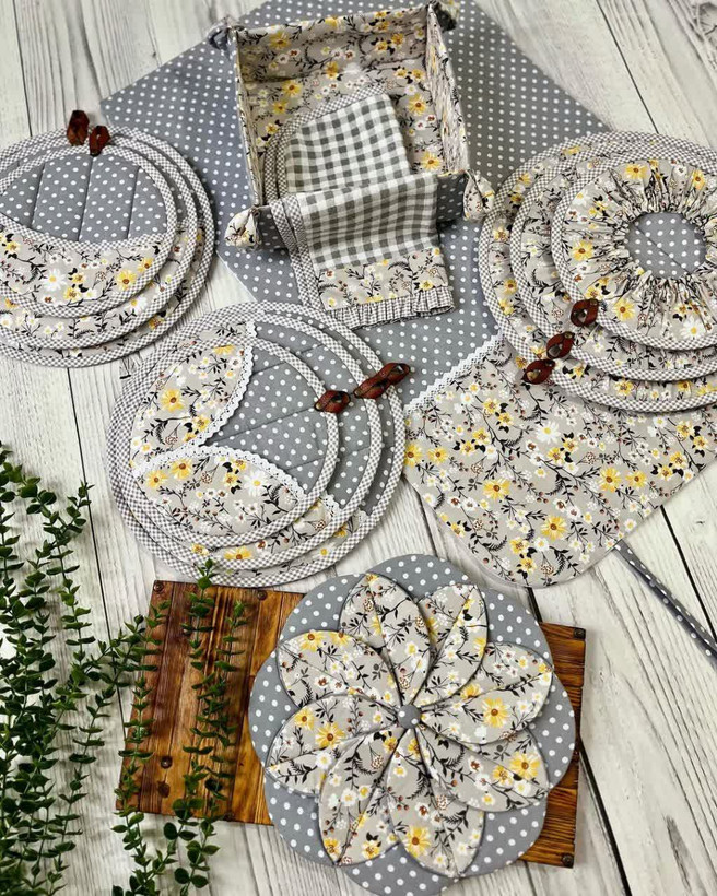 سرویس آشپزخانه پارچه ای
